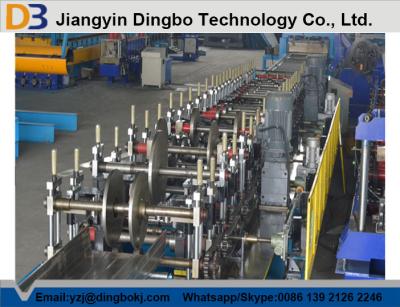 Galvanized / PPGI Cable Tray Roll Forming Machine With Cutting Blade Cr12