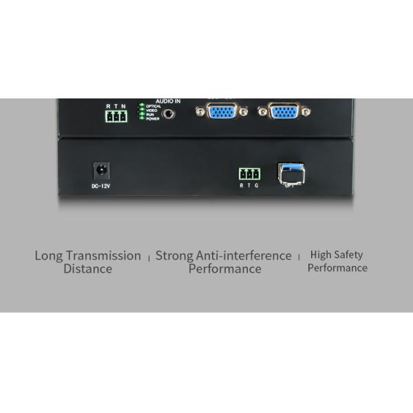 FTTN SQ-VGA02 VGA Fiber Optic Digital Video Terminal Long Distance Transmission Anti-Interference