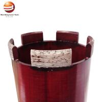 Le dessus Turbo de toit segmente Diamond Core Drill Bits humide soudé par laser
