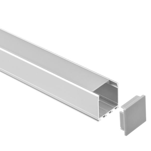 Серебряный алюминиевый профиль приостанавливанное 26*26mm света прокладки СИД ус