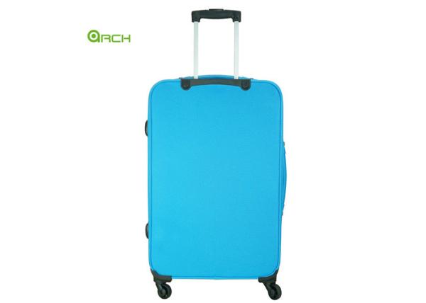 Two Pockets Spinner Wheels Trolley Luggage Bag Sets