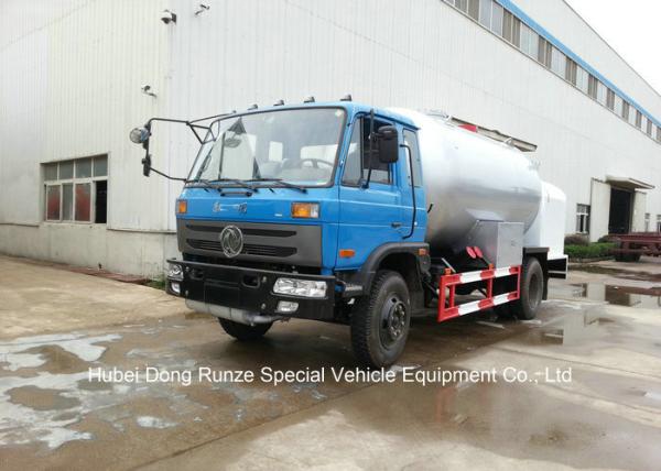 Road Bobtail LPG Gas Tanker With Mobile Dispenser , Bobtail Propane Delivery Truck
