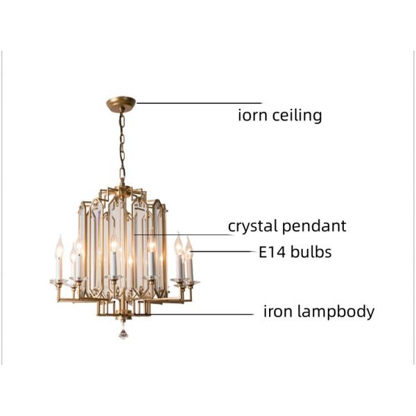JYLIGHTING современный винтажный роскошный металлический кристаллический люстра большой стеклянный дом гостиница висячая установка спальня жилая крыша