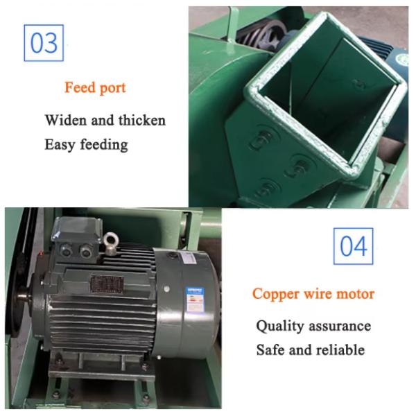 Mobile Palm Leaf Tree Crusher Wood Chipper