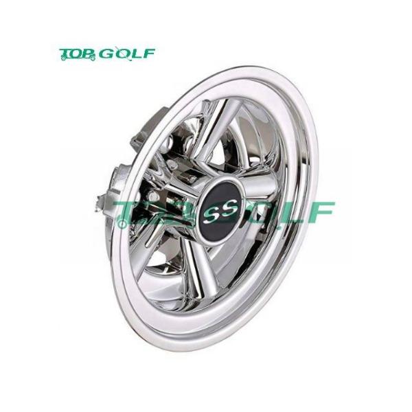 8 Inch Golf Cart Wheel Covers Universal Fit Set of 4 Easy Installation