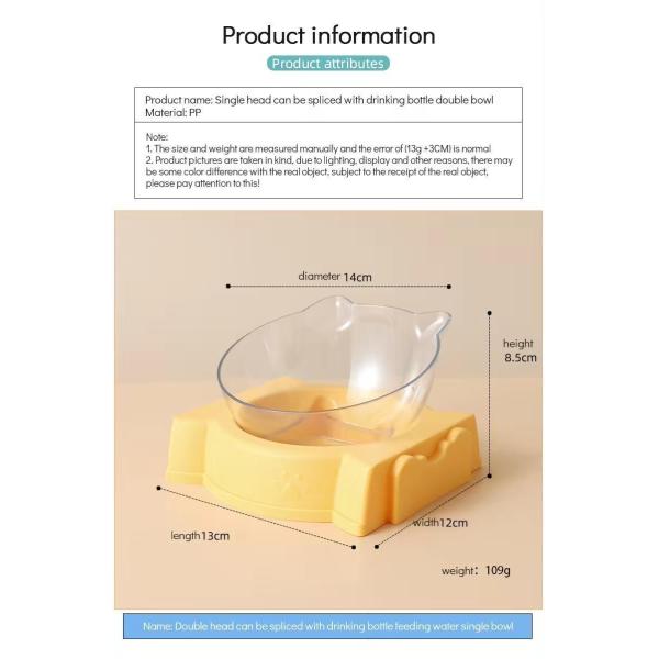 Pet Food Water Elevated Feeding Bowl with Raised Stand Customization Customized Request