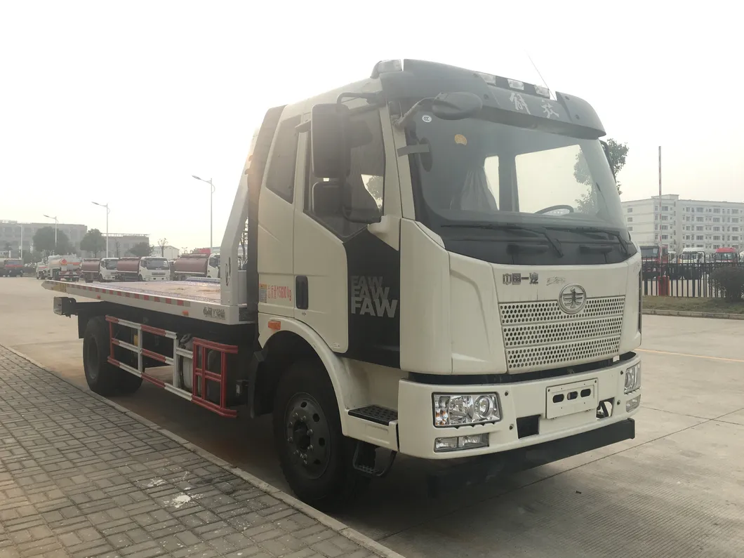 FAW 8ton 9ton 10ton Breakdown Recovery Truck Flatbed Rescue Wrecker Towing Truck