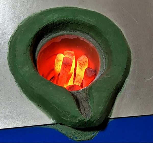 25KW Induction Melting Furnace for Brass Bronze Copper 20kg Capacity