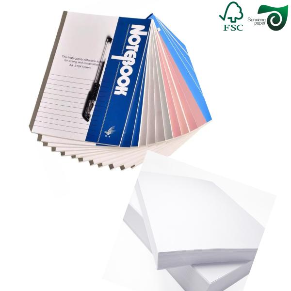 90 grammes de feuilles de papier offset super blanches FSC avec une excellente performance d'impression