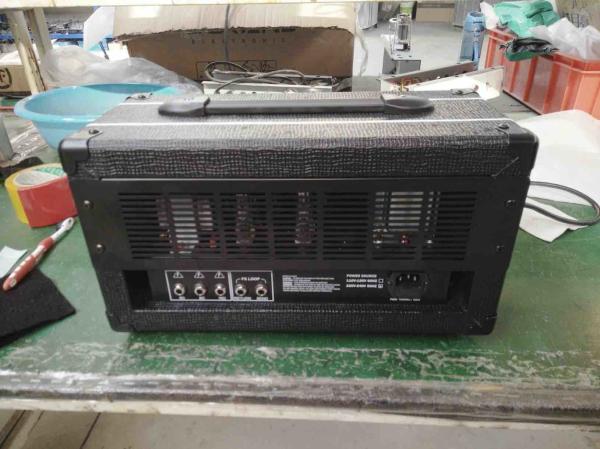 15W/7W Orange Tolex Tube Guitar Amplifier Head Volume, Bass, Middle, Treble, Gain Controls with Valve FX Loop