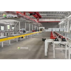 Continuous Z Lock PU Rock Wool Sandwich Roof Panel Foaming Making Machine Production Line