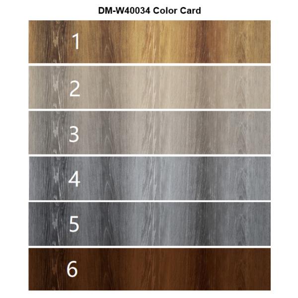 chêne blanc GKBM DM-W40034 de noyau de 5mm 4mm SPC de vinyle de charbon de bois rigide de planche