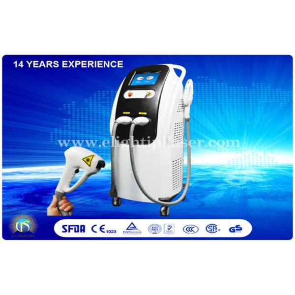 2 System In 1 IPL Diode Laser Machine 10.4 inch With 2 Handlepieces Beuaty