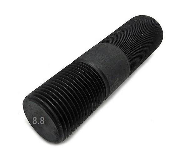 B18.31.2 Steel Double Ended Bolt Fine Teeth Rough Pole Clamping Studs UNF