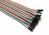 Mâle au bleu de Jumper Wires Breadboard And Wire Kit Green Black Yellow White de mâle