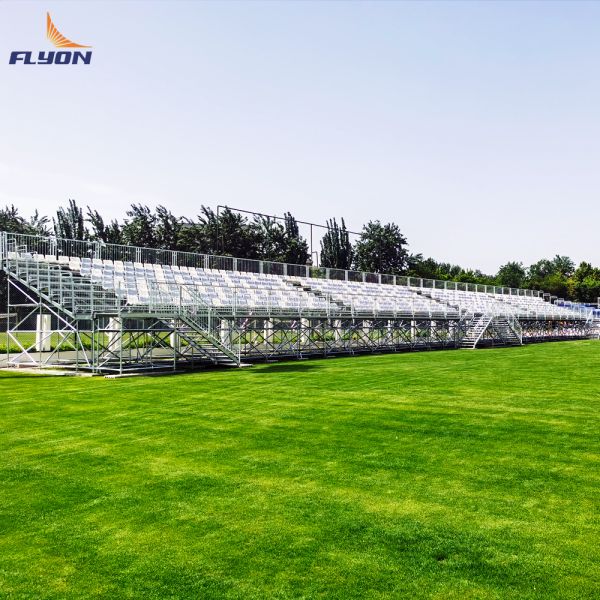 Foldable Portable Aluminum Bleachers for Stadium Seating Easy to Install and Disassemble