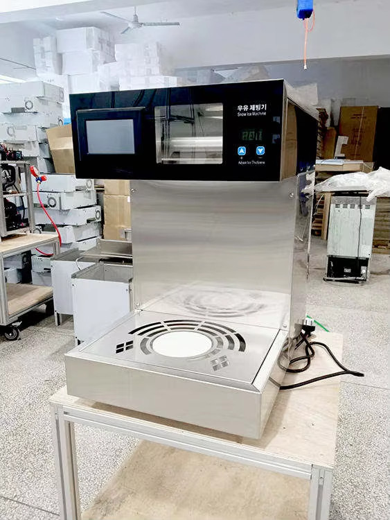Commercial Milk Snow Flakes Ice Cream Shaver Maker Machine Snowflake Ice Shaved Making Machine Bingsu Machine