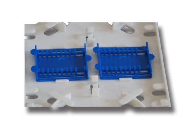 dome inline Fiber Splice Tray heatshrink , optical fiber splice tray ABS PP