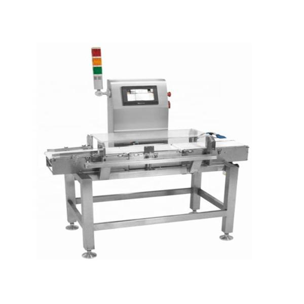 60kg Weighing Range Stainless Steel 304 Inline Check Weigher Machine with Auto Alarm Detection