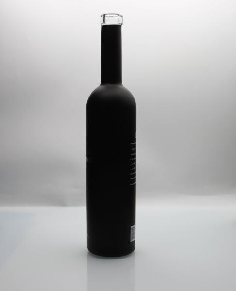 Impression de peinture de Flint Glass Bottle Full Coated de bouteille en verre de whiskey de vodka d'OEM
