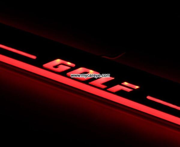 Volkswagen VW Golf Water proof Welcome pedal auto light sill door pedal