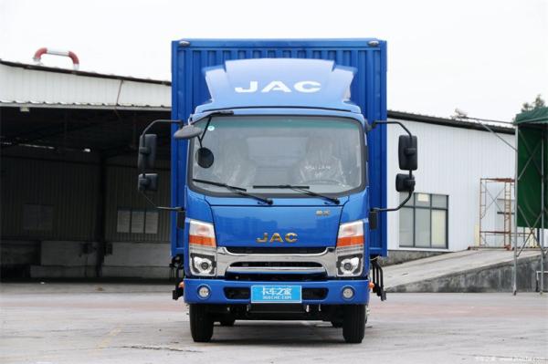 Logística e Transporte 4x2 JAC Cargo Van Box Truck com 2 toneladas 3 toneladas de capacidade de carga