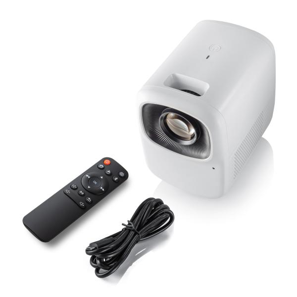 LCD Android Smart Projector 200 ANSI Lumens FHD Ultra Short Throw Laser Projector