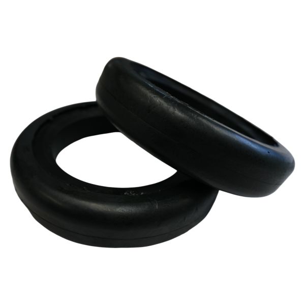 Road sweeper suction cup solid wheel black rubber wheel