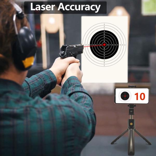 Training Laser Cartridge 9MM Caliber Brass Red Laser 650nm Wavelength
