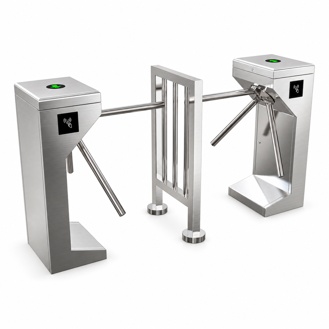 IP55 Stainless Steel Tripod Turnstile Gate - Durable and Cost-Effective Three-Arm Turnstile for Access Control