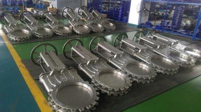 150 - 300 Psi válvula de porta de faca de aço inoxidável para aplicações industriais