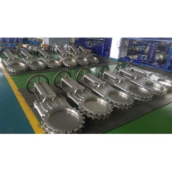 150 - 300 Psi válvula de puerta de cuchillo de acero inoxidable para aplicaciones industriales