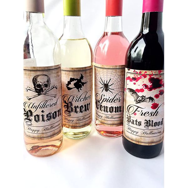 SGS Personalised Removable Fruit Wine Bottle Sticker Labels Printing
