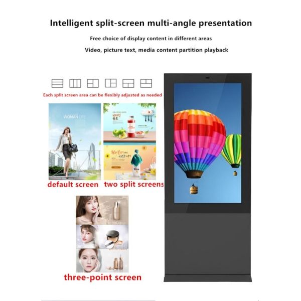 55 inch high-definition LCD TV touch screen vertical lcd outdoor screen