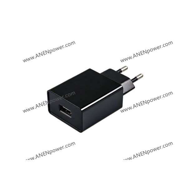 10W Max AC Adapter for USB Devices, 5V 1A / 5V 2A with Compact Power Supply Design