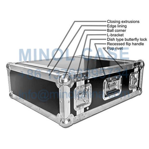 Amp Rack ATA Flight Case With Wheels Flight Case For Audio Dj Equipment