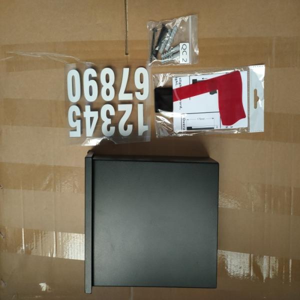 Apartment Outdoor Package and Newspaper Storage Box with Customizable Logo and Red Flag