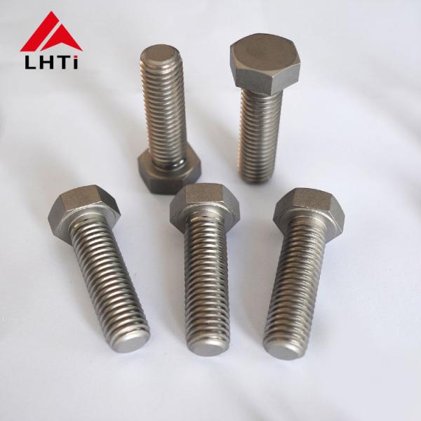 Grade 2 Grade 5 parafusos e porcas de titânio cabeça hexadecimal 1/4'-20 TPI 1'' ASME ANSI B18.2.1