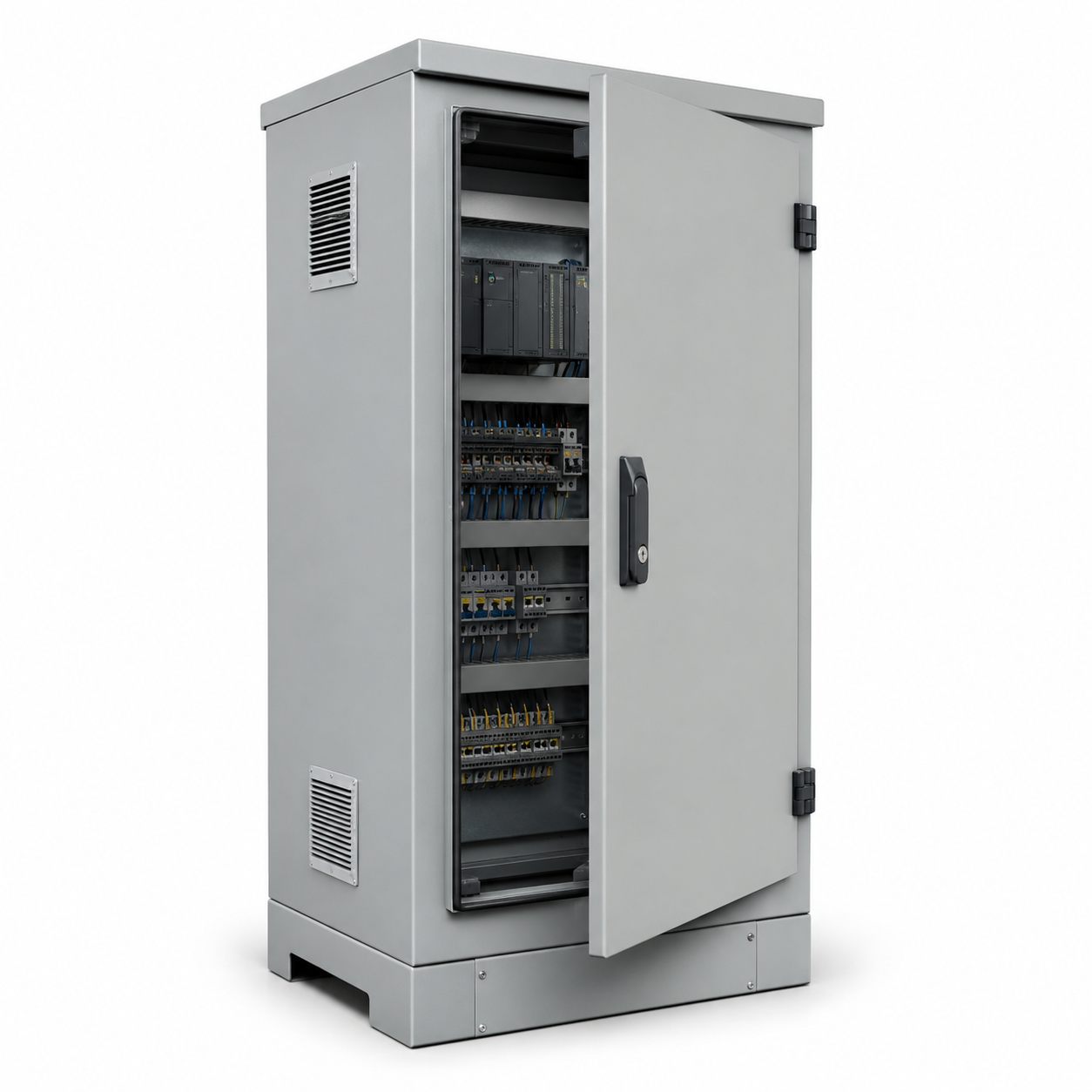 High Strength Anti Corrosion PLC Control Box For Industrial Production Lines