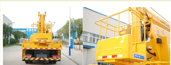 JMC 4x2 Hydraulic High Altitude Operation Truck With Platform 12m ~ 18m Height
