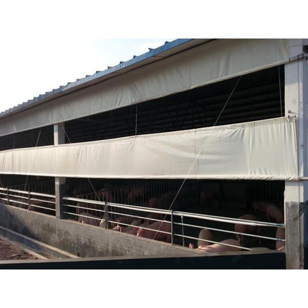 Pvc White Waterproof Tarpaulin For Poultry Side Curtain