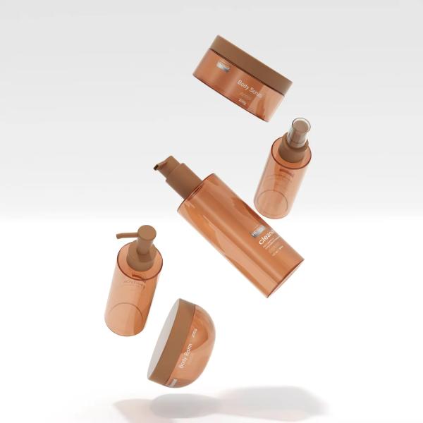 200 ml bouteilles et pots cosmétiques personnalisés