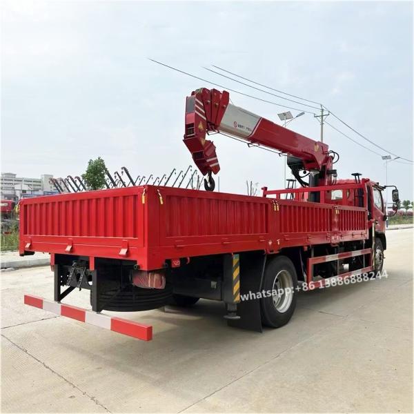 Factory Low Price DFAC  Truck Mounted Crane      Cargo Truck With  Crane    Onboard Crane Transporter