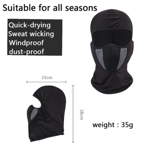 Windproof Face Mask Off Road Motorcycle Accessories Shield Tactical Airsoft Paintball / Bike
