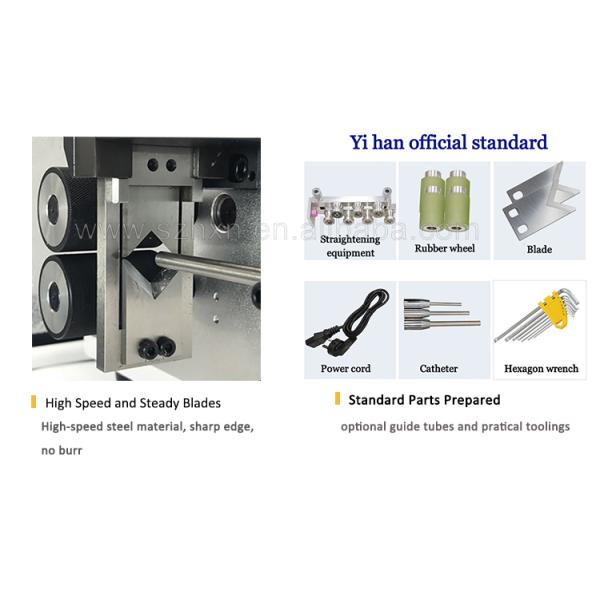 Мини автоматическая компьютерная резачка и стриппер для электрической стальной проволоки площадью 4 мм