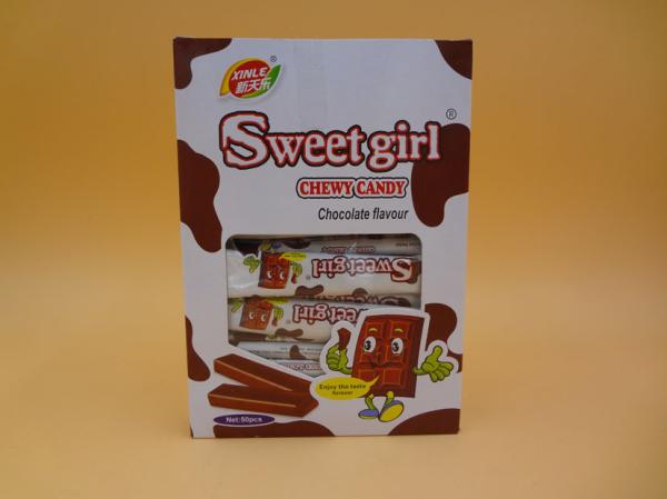 Fashional classificou doces em borracha do leite do fruto/doces macios Rich In Milk Chocolate Flavor