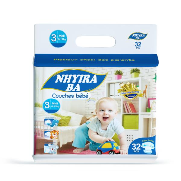 Disposable Super Absorption Baby Diaper Cotton Easy Up Training Pants