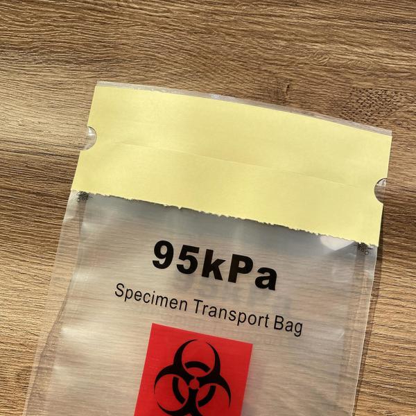 Wholesale Sample Bag Biohazard Specimen Transport Bag Transparent 95kPa Biohazard Bag Specimen Transport Bag
