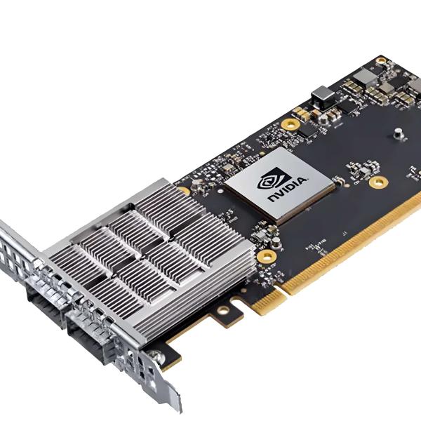 HPC/AI 400Gbps Adapter Card ConnectX-7 MCX755106AC-HEAT with Hardware Crypto Dual Port Smart NIC Network Card