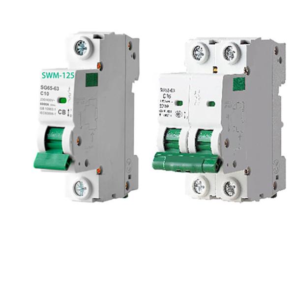 Low price High quality SWM-125 AC MCB 2P 100A circuit breaker miniature for solar panels